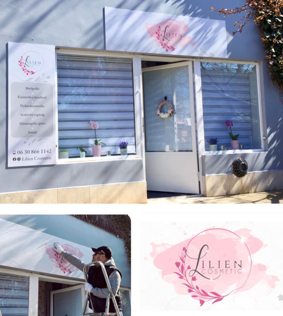 Kültéri reklámgrafika_Lilien Cosmetics